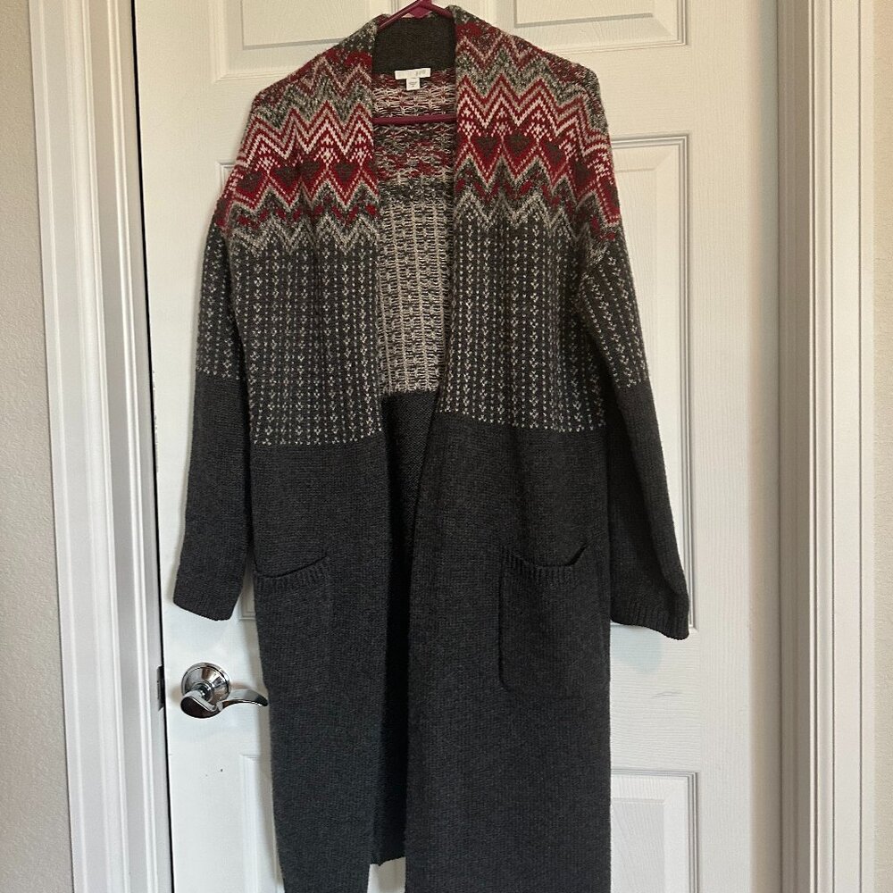 J.Jill Sweater/jacket in pristine condition-size Medium